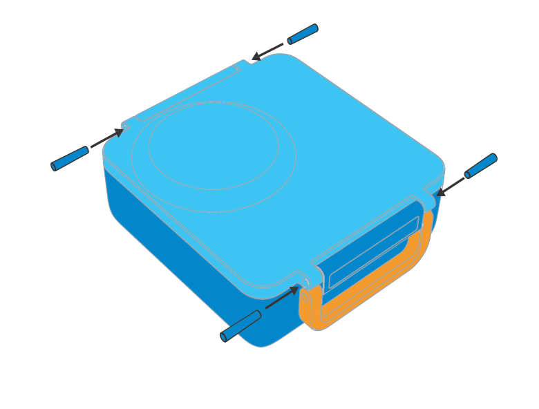 OmieBox Latch and Hinge Pin (1 pin)